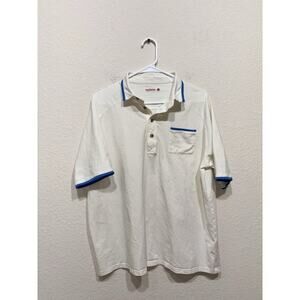 Manana Surfing Co Austin Texas Polo Shirt Large Stained